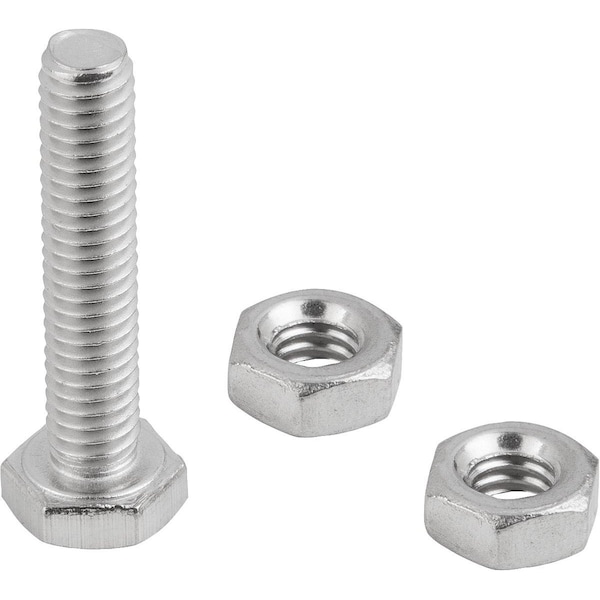 Kipp Clamping Spindle Rigid, M04, L=20, Form:A, Stainless Steel K1442.104020 - main